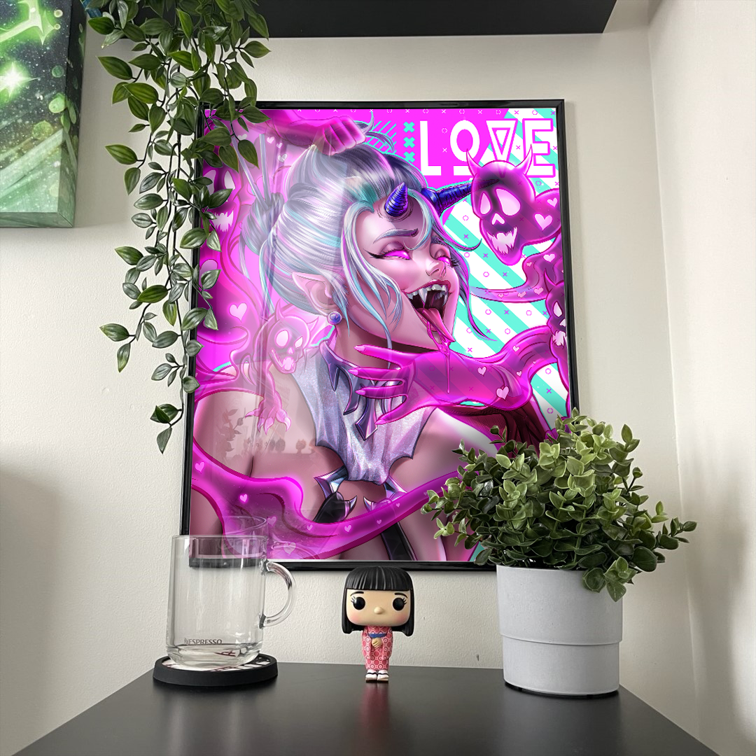 Love Oni - Premium Art Print