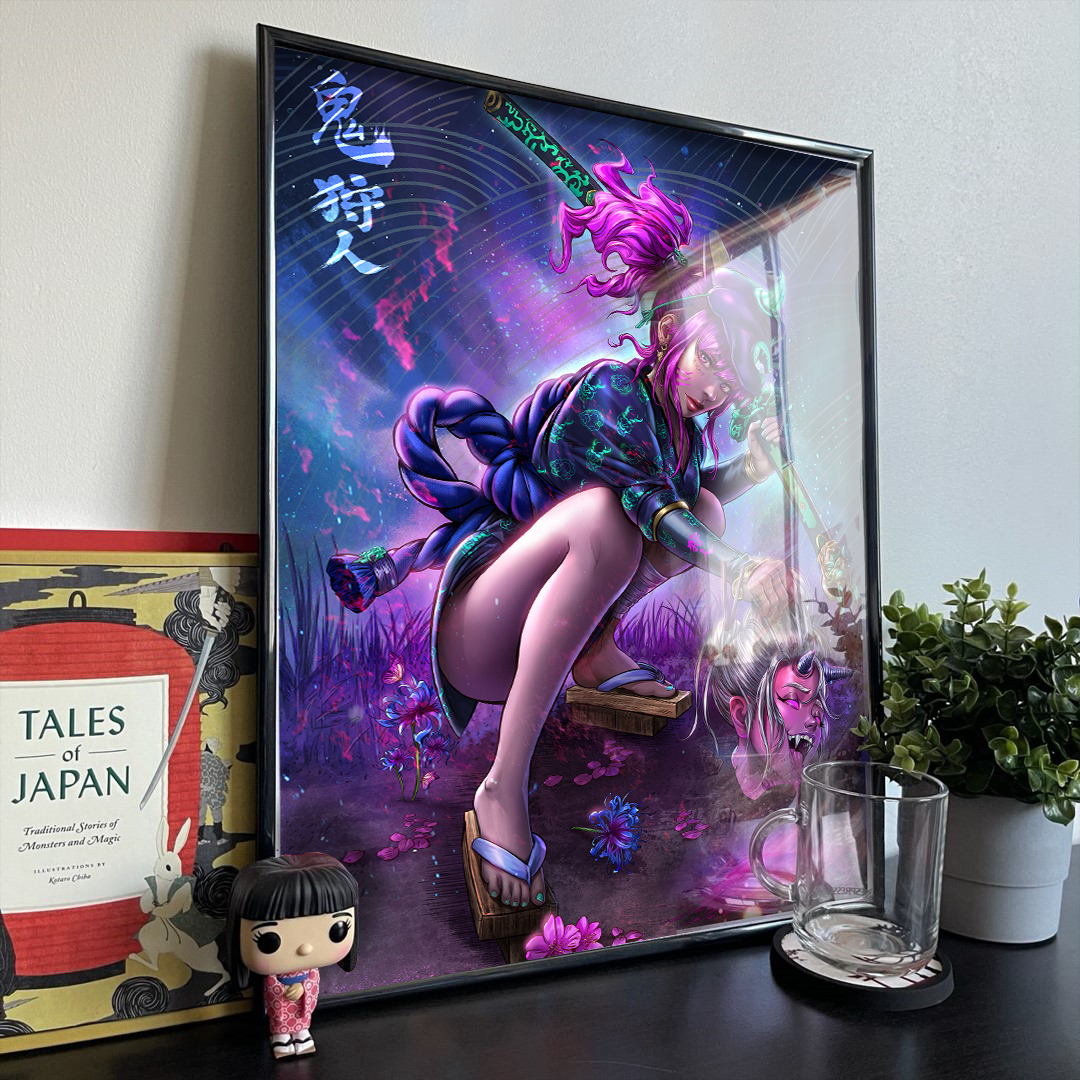 Oni Hunter - Premium Art Print