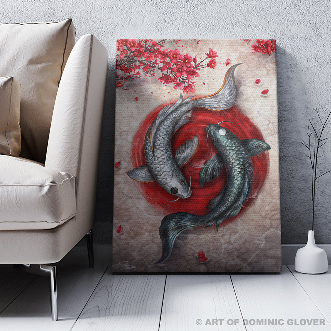 Symbol of Harmony & Perseverance -  Canvas