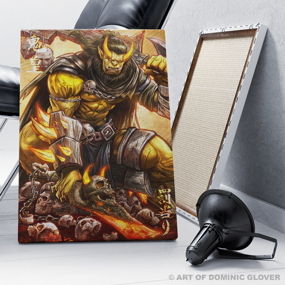 Yellow Oni - Canvas