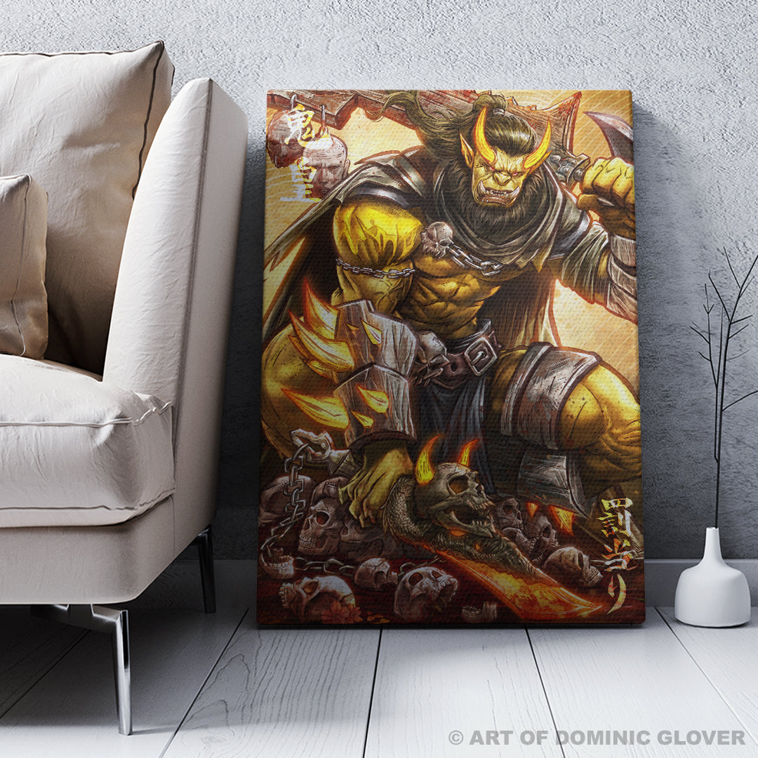 Yellow Oni - Canvas